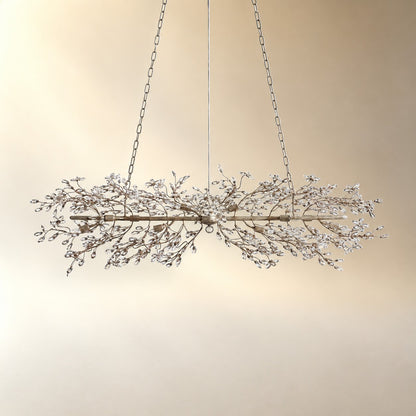 Linear Crystal Chandelier