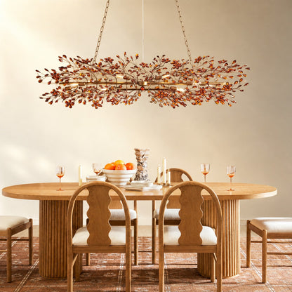 Linear Crystal Chandelier