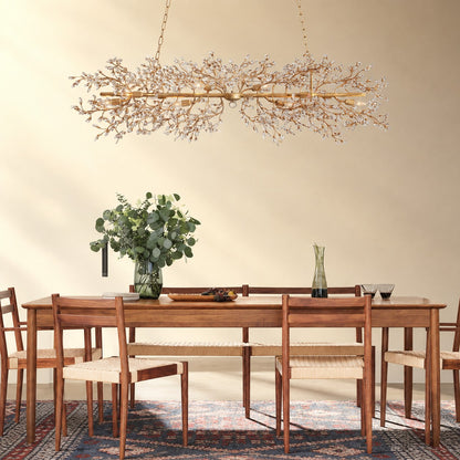 Linear Crystal Chandelier