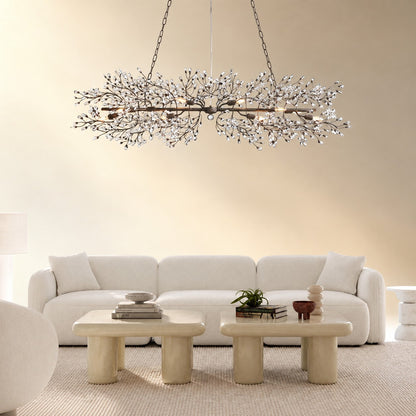 Linear Crystal Chandelier