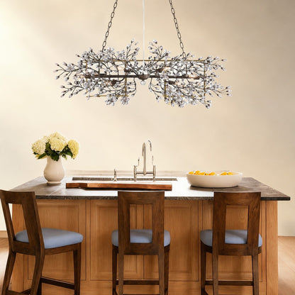 Linear Crystal Chandelier