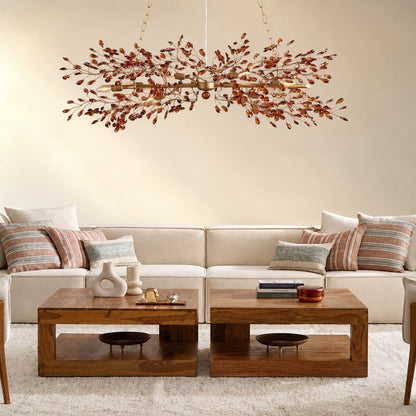 Linear Crystal Chandelier