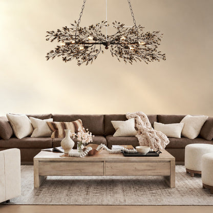 Linear Crystal Chandelier