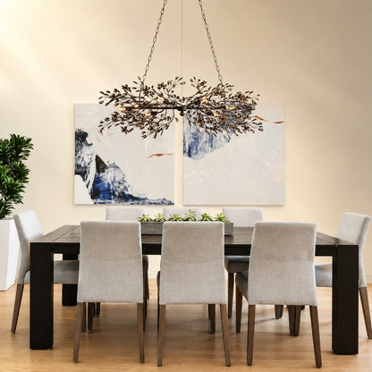 Linear Crystal Chandelier