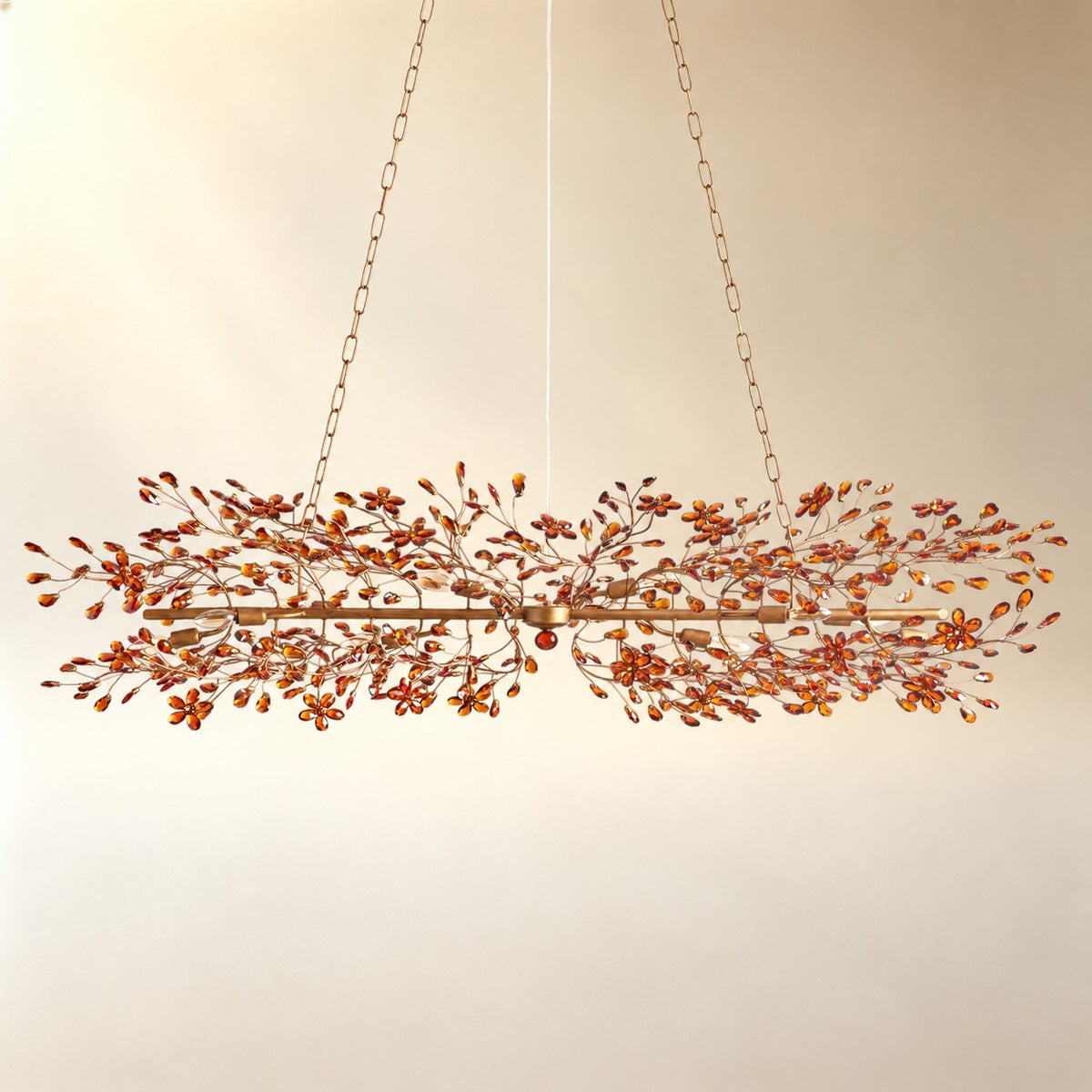 Linear Crystal Chandelier