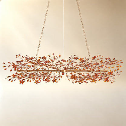 Linear Crystal Chandelier