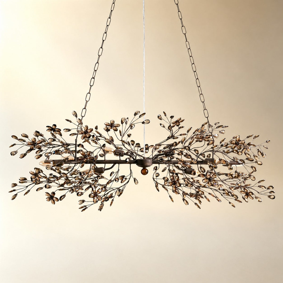 Linear Crystal Chandelier