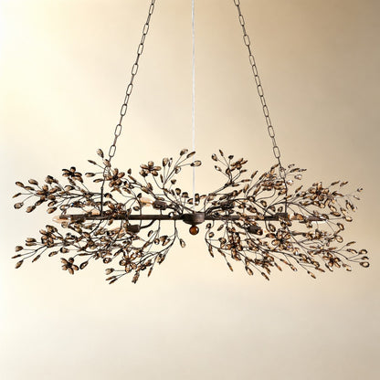 Linear Crystal Chandelier