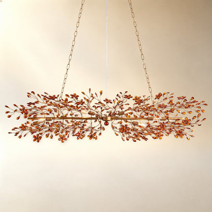 Linear Crystal Chandelier