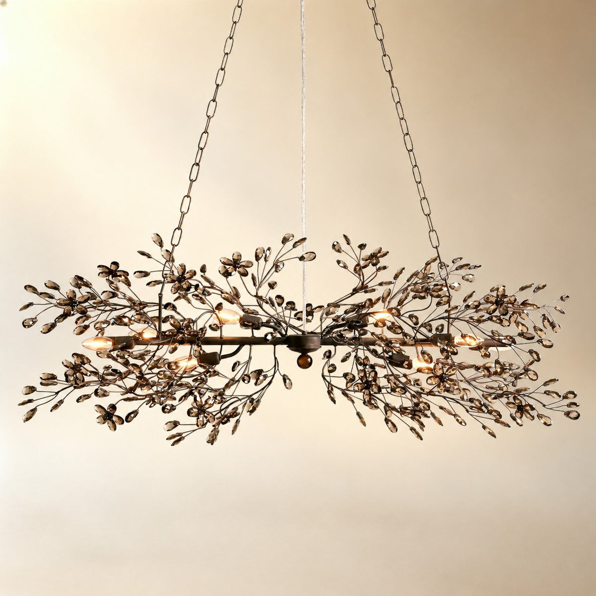 Linear Crystal Chandelier