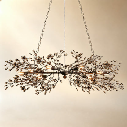 Linear Crystal Chandelier