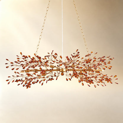 Linear Crystal Chandelier