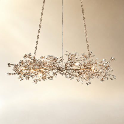 Linear Crystal Chandelier