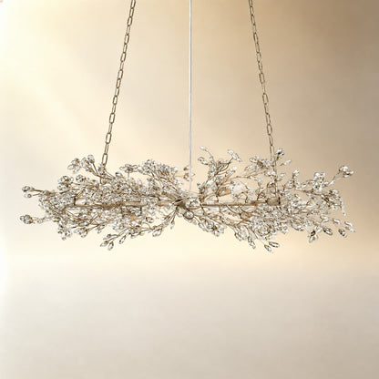 Linear Crystal Chandelier
