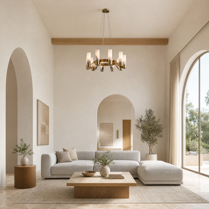 Caeia Modern Alabaster Hanging Light Fixtures