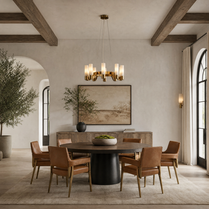Caeia Modern Alabaster Hanging Light Fixtures