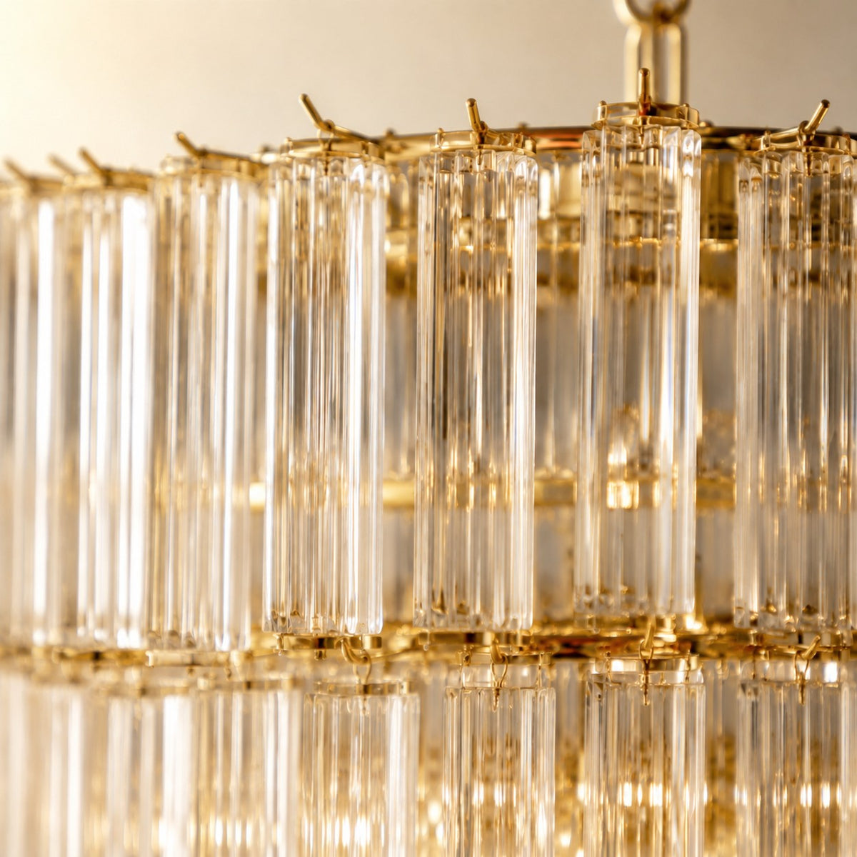Artisan Murano-Style Elaris Cascade Chandelier