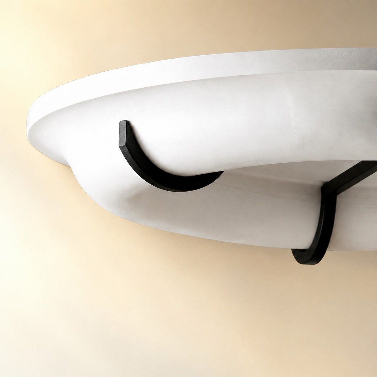 Sculptural  Chandelier Modern Halo Drift – Living
