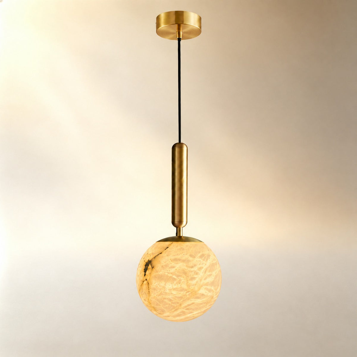 Living Mini Pendant Light – Modern Alabaster Solenne