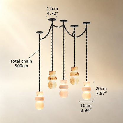 Living Room Chandelier – Sculptural Modern Aurelia