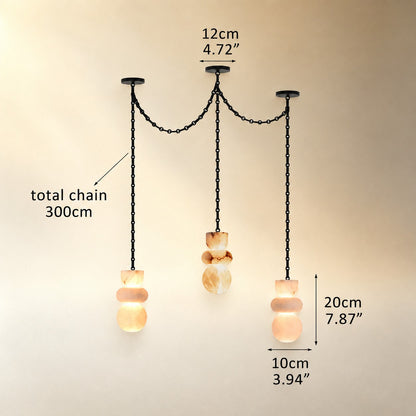Living Room Chandelier – Sculptural Modern Aurelia