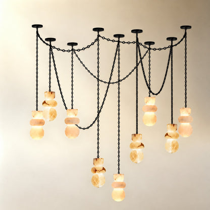 Living Room Chandelier – Sculptural Modern Aurelia