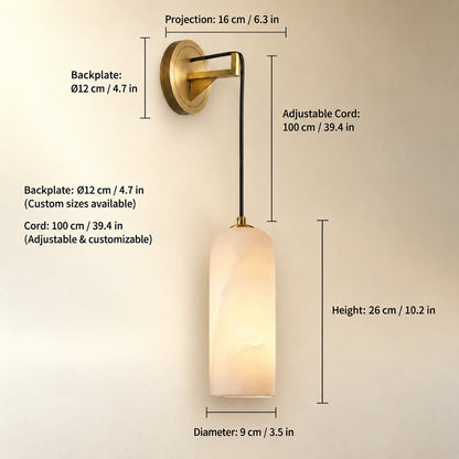 Lucera Spanish Alabaster Pendant
