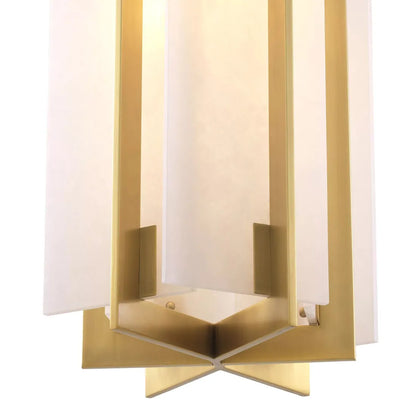 Lugano Modern Brass Chandelier - Antique Brass Finish
