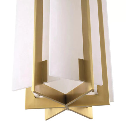 Lugano Modern Brass Chandelier - Antique Brass Finish