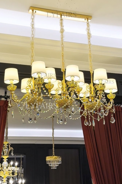 Baroque Revival Crystal Chandelier with Jewelry-Level Craft and Crystals