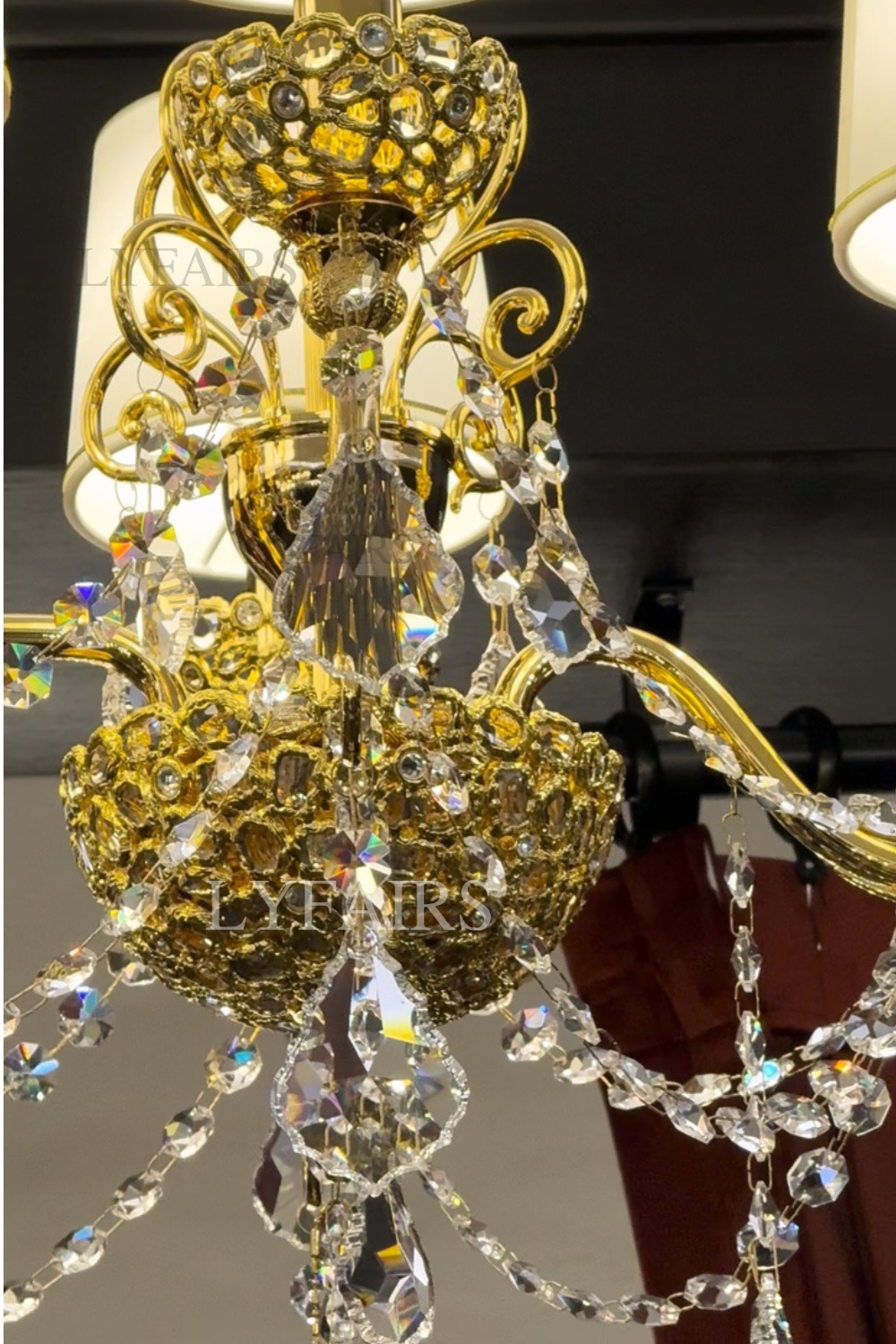 Baroque Revival Crystal Chandelier with Jewelry-Level Craft and Crystals