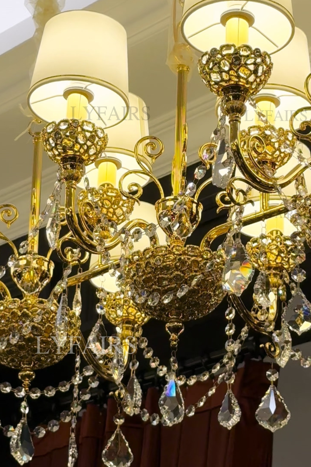 Baroque Revival Crystal Chandelier with Jewelry-Level Craft and Crystals