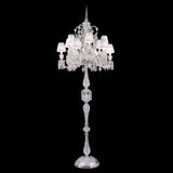 Baccarat Zénith Crystal Candelabra With Fabric Shade