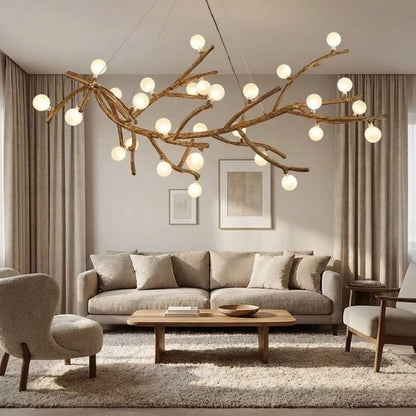 Demolion  Glass  Glove Branch Chandelier