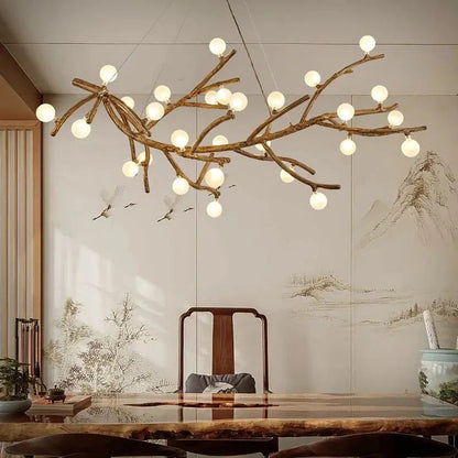 Demolion  Glass  Glove Branch Chandelier