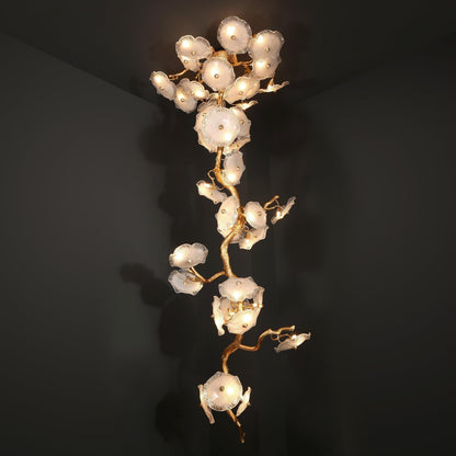 Modern Luxury Branch Chandelier For Staircase - Merlin Lamps