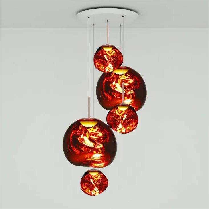 Lava Chandelier Villa Loft Duplex Stairwell Pendant Light