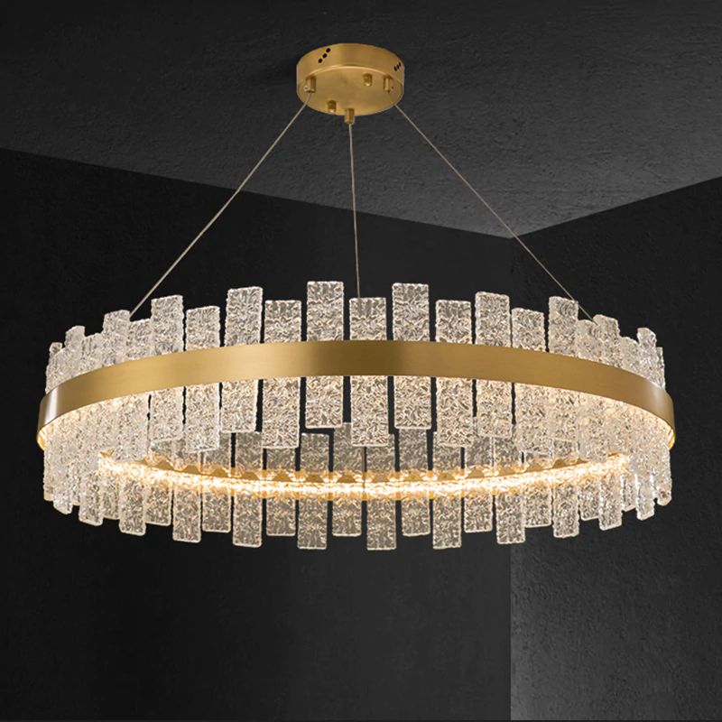 Flake Mignon Round Chandelier