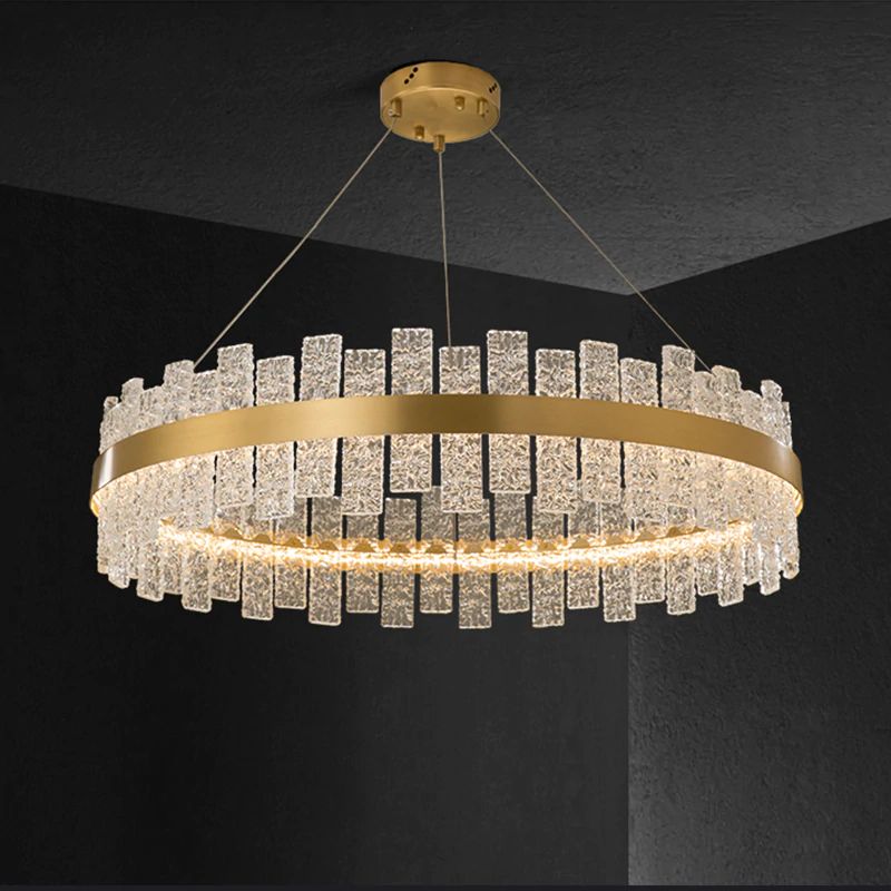 Flake Mignon Round Chandelier