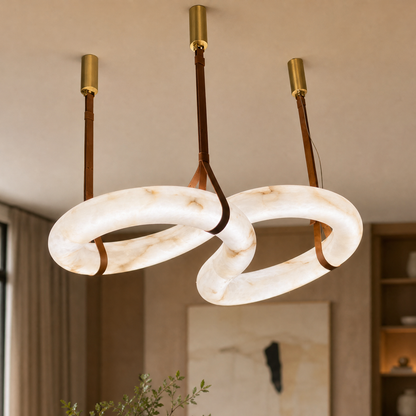 Modern Circular LED Pendant Chandelier