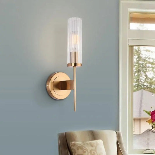 Deniselamp® Bedside Wall Lamp made of Brass in a Luxury style for Bedroom image | luxury furniture | wall lamps | bedside lamps