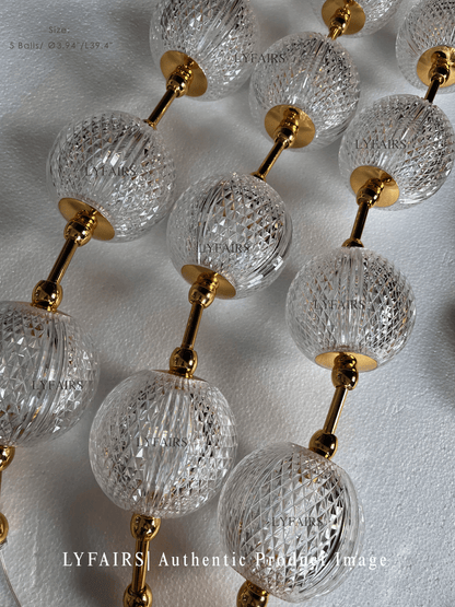 Modern Creative Acrylic Ball Necklace Chandelier for Living Room/Staircase/Foyer/Entryway