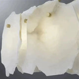 Theseus Alabaster Modern Snowflake Round Chandelier