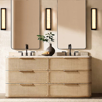 Elegant Montreux AlabasterMarble Wall Lamp with LED