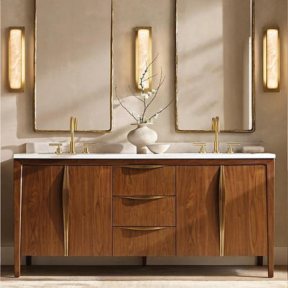 Elegant Montreux AlabasterMarble Wall Lamp with LED