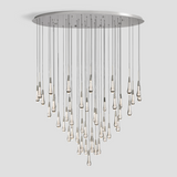 Soltaire Round Chandelier 17'' 24'' 36'' 40'' 58''D