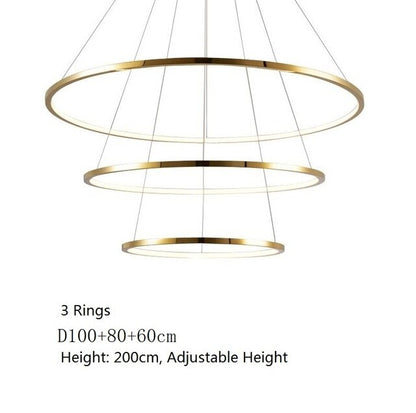 Orbit Ring LED Chandelier