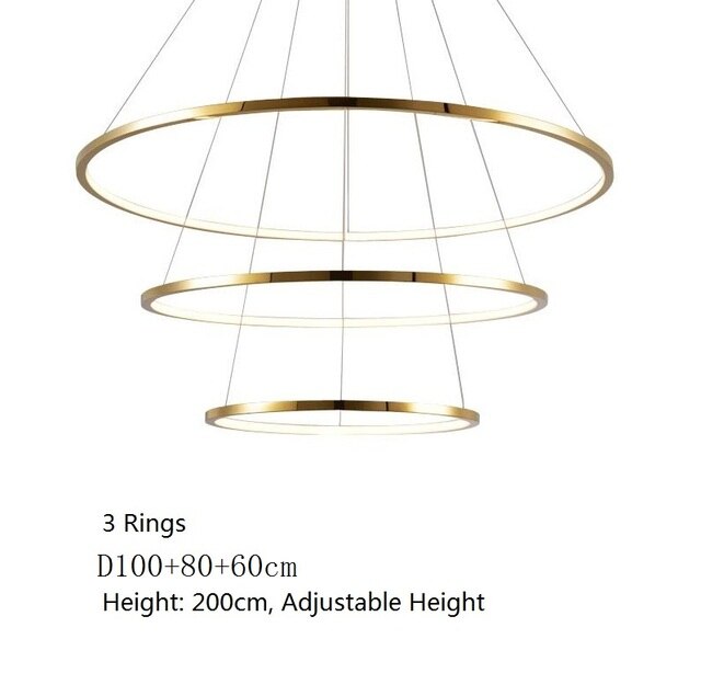 Orbit Ring LED Chandelier