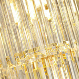 New Style Royal Large Crystal Chandelier Long Ceiling Lighting Fixture For Living Room Staircase/ Entryway