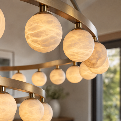Dovia Modern Round Ring Chandelier